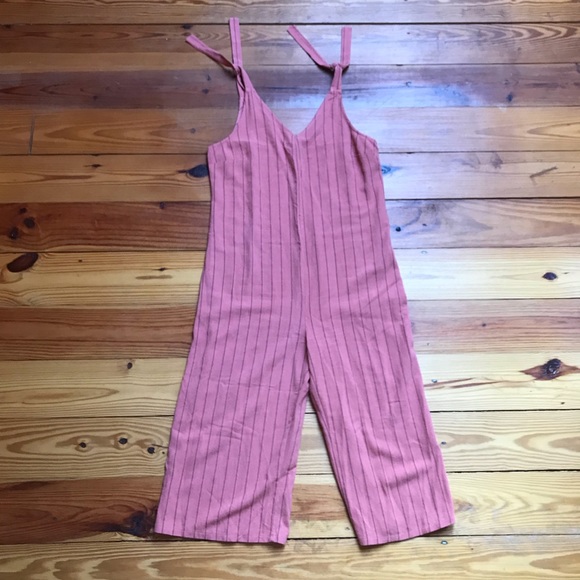 Urban Romantics Orange Wide Leg Jumpsuit, EUC, S - Picture 3 of 14